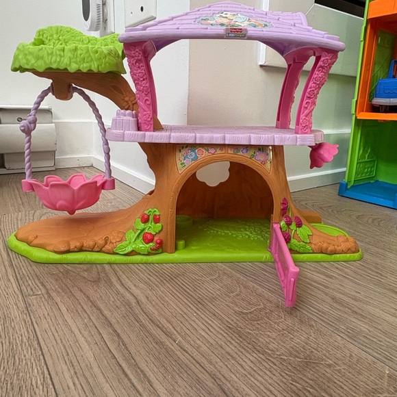 Rare Little People Fairy Treehouse Cottage Playset 🧚 - Picture 3 of 6